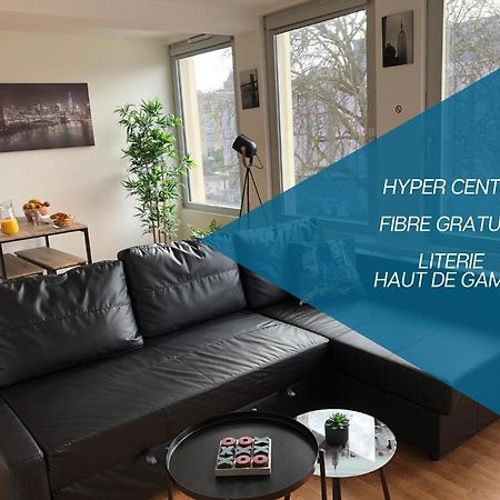 Апартаменты Hyper Centre - Wifi Fibre Gratuit - Jergweloh - Le New Yorkais Кан Экстерьер фото