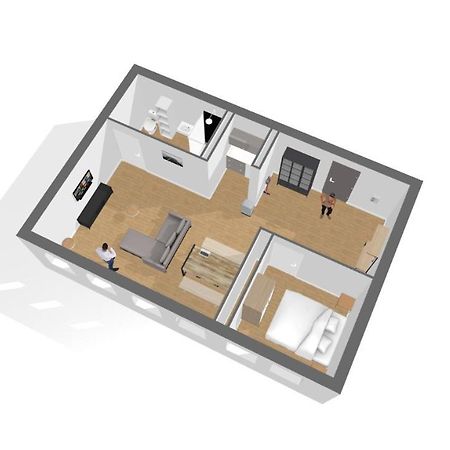 Апартаменты Hyper Centre - Wifi Fibre Gratuit - Jergweloh - Le New Yorkais Кан Экстерьер фото